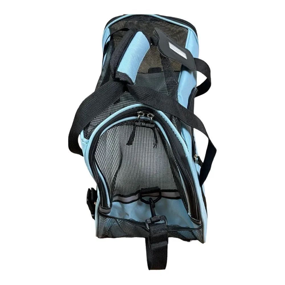 Paw & Pals Airline Approved Blue Pet Soft-Sided Carriers for Small Cats Dogs - Picture 3 of 10